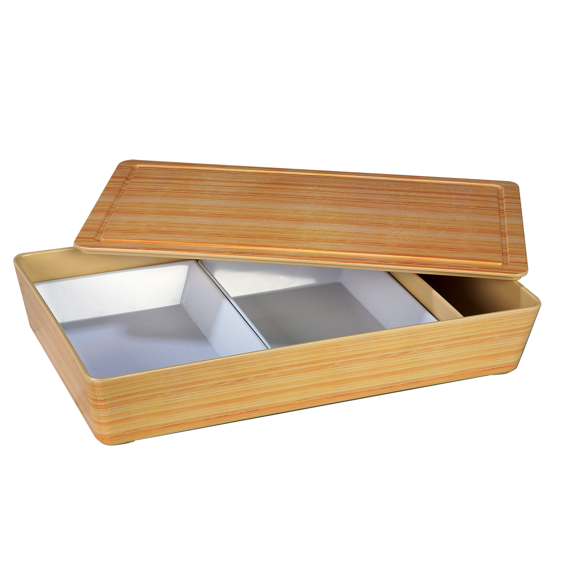 GT Bamboo Bento Box w/lid and Side Compartment IMPULSE!